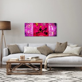 Obraz historickej nástennej maľby (120x50 cm)