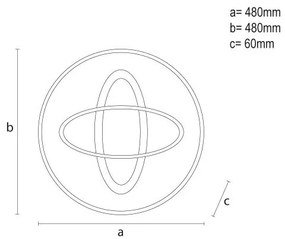 LED Stmievateľné stropné svietidlo LED/90W/230V 3000-6500K + diaľkové ovládanie