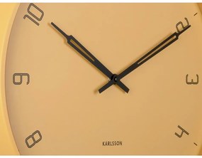 Karlsson 5950YE dizajnové nástenné hodiny 40 cm