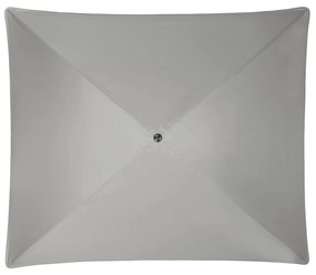 Doppler SUNLINE WATERPROOF 230 x 190 cm – balkónový naklápací slnečník šedý (kód farby 827), 100 % polyester