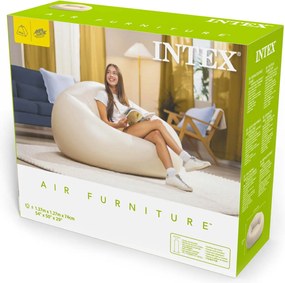 Fotel dmuchany pufa dmuchana puf materac do siedzenia 137x127x74cm Intex 66505