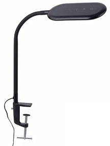 Moderná svorková lampa čierna stmievateľná vrátane LED - Kiril