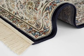 Hanse Home, Kusový koberec Naveh 104378 darkblue / Cream, 140x95, modrá, chodba / predsieň