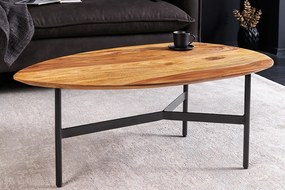Dizajnový konferenčný stolík z masívu Beauty By Nature sheesham 85cm