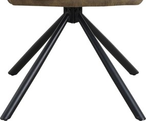 Jedálenská stolička Orinoco, olivovo zelená látka