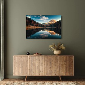 Obraz - Alpy, Taliansko, Dolomity, Lago Antorno (90x60 cm)