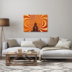 Sklenený obraz sošky (70x50 cm)