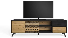 Tv stolík rica 180 x 53 cm prírodný MUZZA