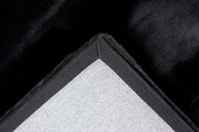 Lalee Kusový koberec Heaven 800 Black Rozmer koberca: 160 cm KRUH