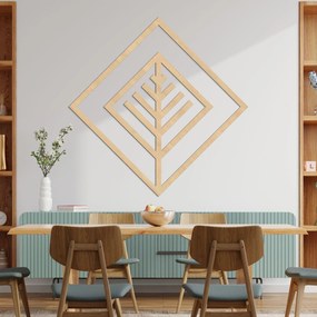 SENTOP | Geometrická drevená dekorácia na stenu – Moderný dizajn | SENTOP HDF0397-B