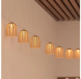 Atmosphera - LED Solárna dekoračná reťaz AIA 10xLED 3,35m IP44 teplá biela P6463