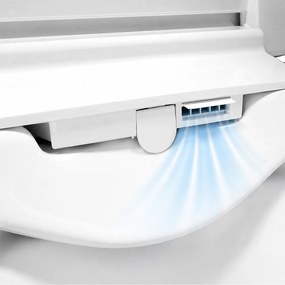 Mereo Mereo, WC s integrovaným elektronickým bidetom, RIMLESS, 592x380x430 mm, keramické, so sedátkom, MER-VSD110S2