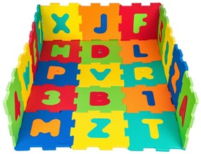 Ramiz Puzzle farebná podložka – čísla a písmená 36ks.
