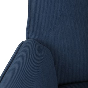 Kreslo ušiak BLUE2, modrá