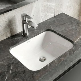 Rea Anabel, zapustené umývadlo 400x300x160 mm, biela lesklá, REA-U0621