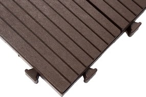 Gumová dlaždica COSMOPOLITAN 45 x 45 cm, hnedá, zosilnená 2,5 cm MHEU5100189