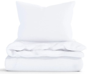 Bavlnené obliečky Renforcé do postieľky – Jasmine biela