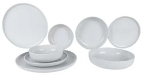 Jedálenská súprava 8 ks, béžová, porcelán