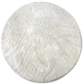 Koberec Myk Olaf ivory / biely kruh