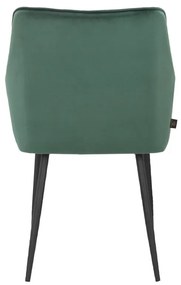Zelené čalúnené jedálenské kreslá v súprave 2 ks Elvira – Støraa
