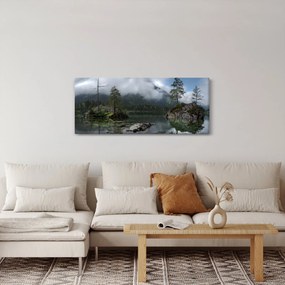 Obraz stromov v jazere (120x50 cm)