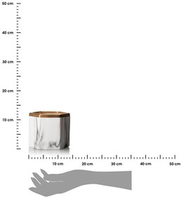 Kvetináč Sona Marbling 12 cm mramor