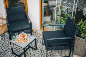 Čierny záhradný set JARDINES