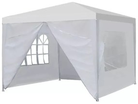 Záhradný pavilónový stan 3x3x2,5 m - biely - 4 steny