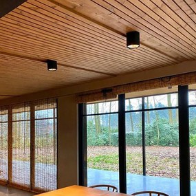 Dizajnové bodové svetlo čierne AR111 - Impact