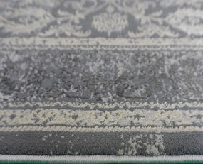 Koberec Allianz 6301 GREY – sivý s orientálnym vzorom Rozmer: 60x100 cm