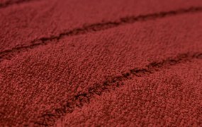 Kúpeľňový koberček Sara Carmine bordový Fale