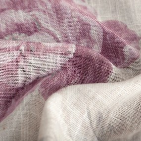 ZÁVES NA KRÚŽKOCH DAVENA 140X250 CM KVETY