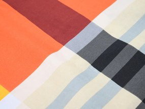 Obliečky z Renforcé bavlny ORANGE KUBE farebné Rozmer obliečky: 70 x 90 cm | 140 x 200 cm