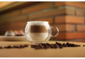 Dvojstenný hrnček Vialli Design Amo, 220 ml