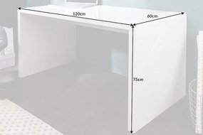 Pracovný stôl Fast Trade 120cm biely
