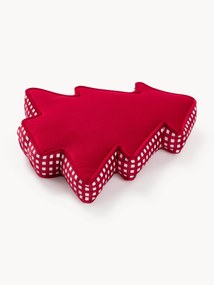 Zamatový vianočný vankúš Ziva