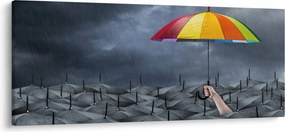 Obraz - Dáždniky (120x50 cm)