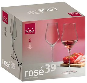 Rona poháre na ružové víno Universal 390 ml 6 ks