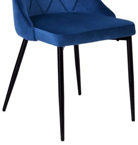 Jedálenská stolička LINCOLN zamatová, granátová