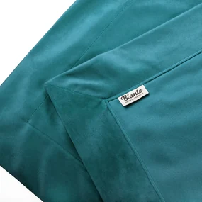Biante Zamatový prehoz na posteľ Velvet Prémium SVP-035 Tyrkysovo modrý 260x280 cm
