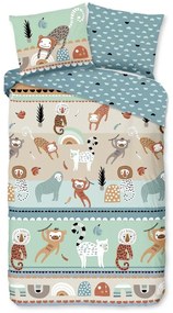 Bavlnené detské obliečky na jednolôžko/predĺžené 140x220 cm Play – Good Morning