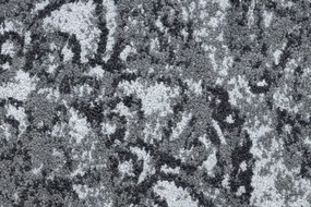 Kúpeľňový koberček FROTTE rozeta, protišmykový, mäkký - sivý