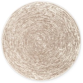 Béžovo-krémový okrúhly koberec ø 120 cm Gloria Cavallo – Hanse Home