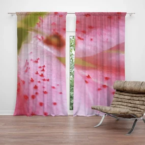 Sablio Záves Kvet ľalie: 2 ks 140x250 cm
