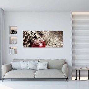 Obraz - Vianočné ozdoby (120x50 cm)