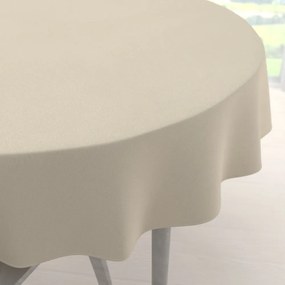 Biante Veľký dekoračný okrúhly obrus BKU-121 Latte Ø 210 cm