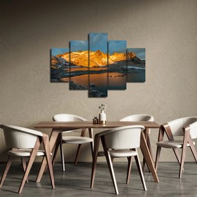 Obraz vysokohorskej krajiny (150x105 cm)