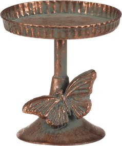 Kovový svietnik 14 cm medený FUP563-S