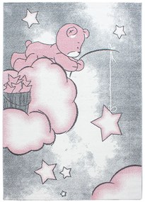 Koberce Breno Kusový koberec KIDS 580 Pink, viacfarebná,120 x 170 cm