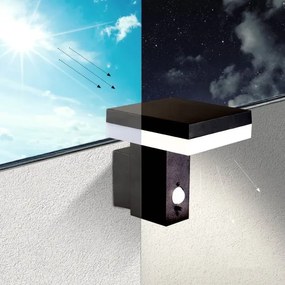 LED solárne nástenné svietidlo so senzorom SOLARIS2 LED/5,5W/3,7V 4000K IP44